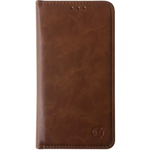 iPhone 12 Mini (5.4) Magnetic Detachable Leather Wallet Brown